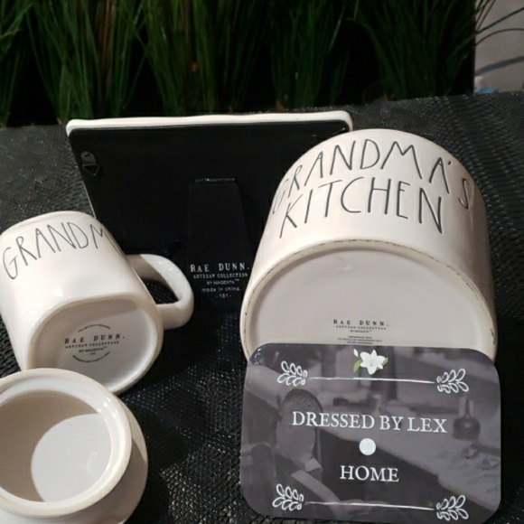 Grandmas Favorite Gift !! Rae Dunn 3set GRANDMA - Picture 5 of 6